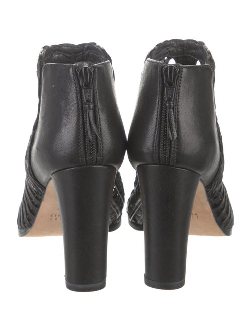 Stuart Weitzman Leather Cutout Accent Sandals