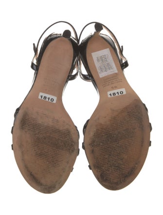 Stuart Weitzman Patent Leather Sandals