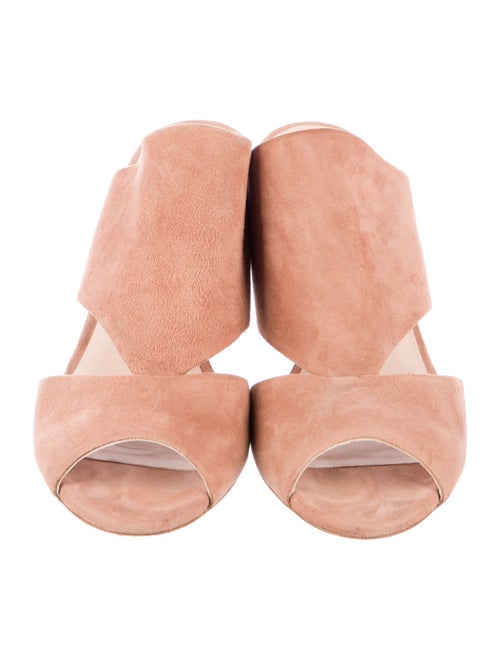 Stuart Weitzman Suede Slides