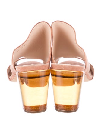 Stuart Weitzman Suede Slides