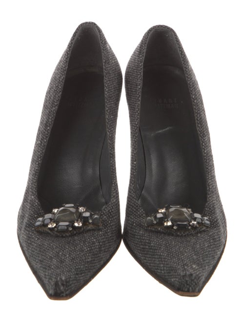 Stuart Weitzman Canvas Printed Pumps