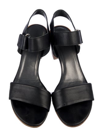 Stuart Weitzman Leather Slingback Sandals