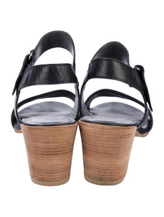 Stuart Weitzman Leather Slingback Sandals