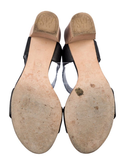 Stuart Weitzman Leather Slingback Sandals