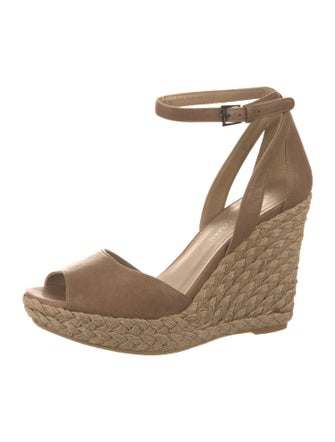 Stuart Weitzman Leather Espadrilles