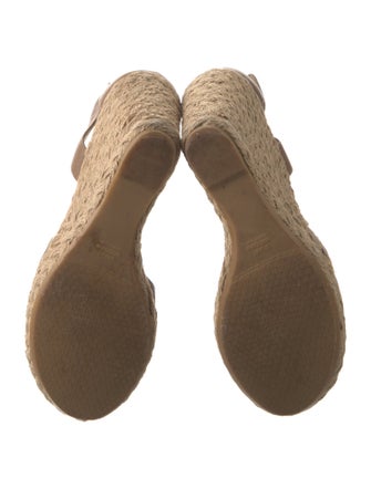 Stuart Weitzman Leather Espadrilles