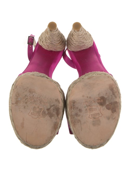 Stuart Weitzman Satin Bow Accents Slingback Sandals