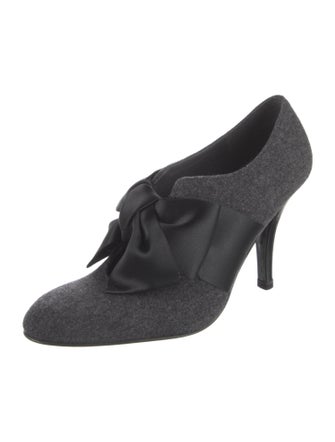 Stuart Weitzman Bow Accents Mules