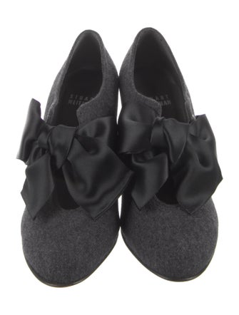 Stuart Weitzman Bow Accents Mules
