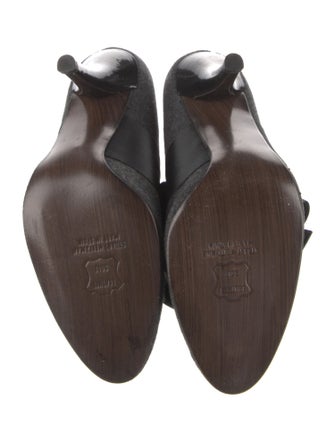 Stuart Weitzman Bow Accents Mules