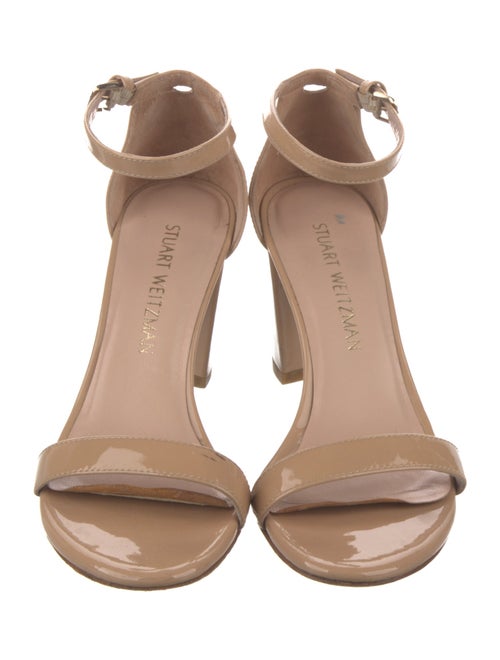 Stuart Weitzman Patent Leather Sandals