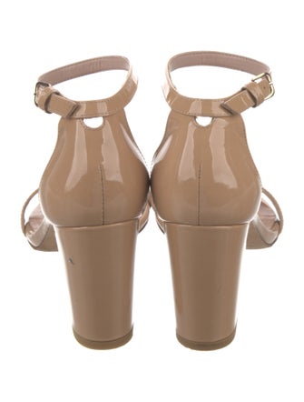 Stuart Weitzman Patent Leather Sandals