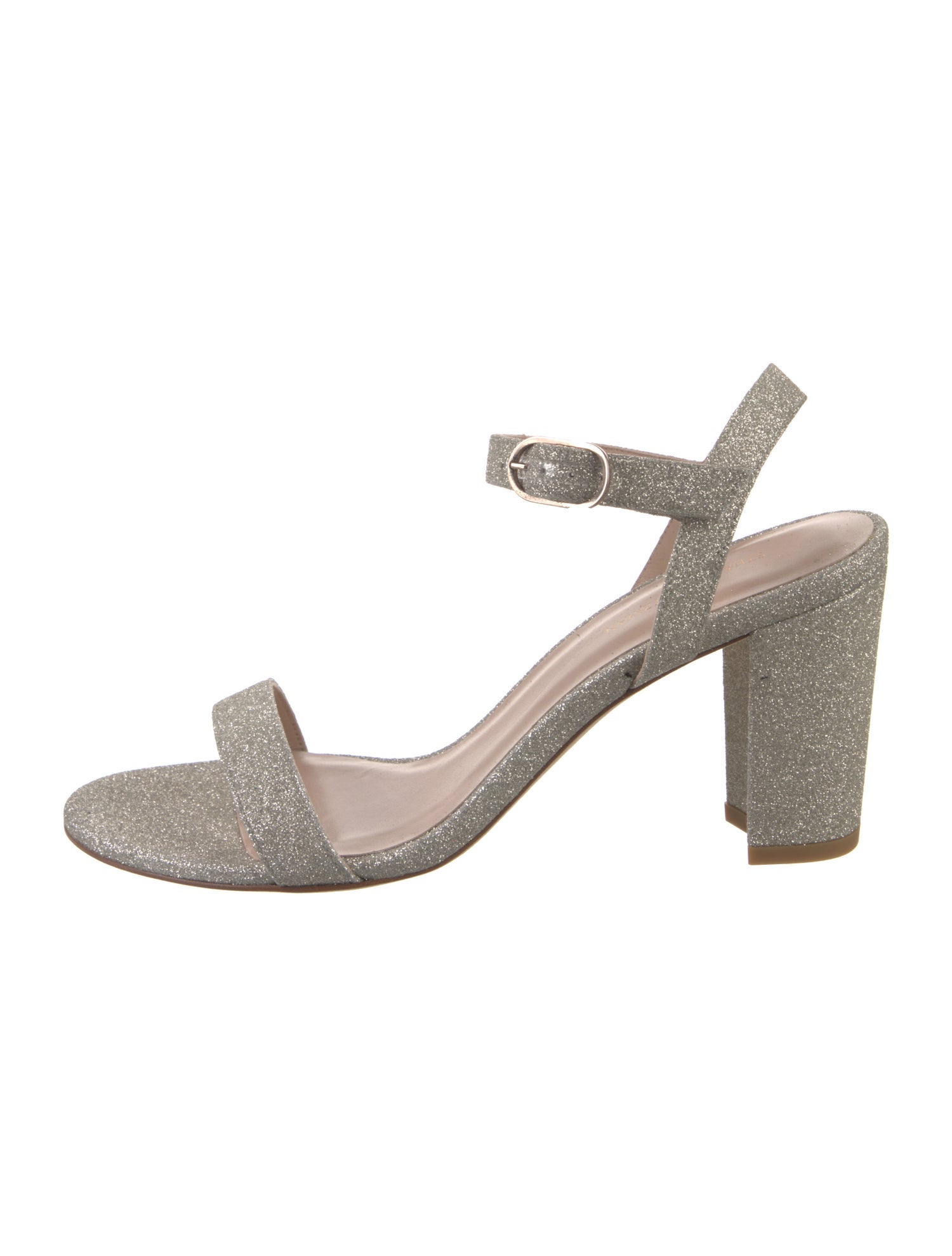 Stuart Weitzman Glitter Accents Sandals