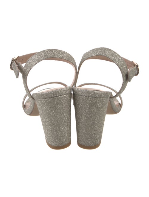 Stuart Weitzman Glitter Accents Sandals