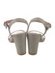 Stuart Weitzman Glitter Accents Sandals