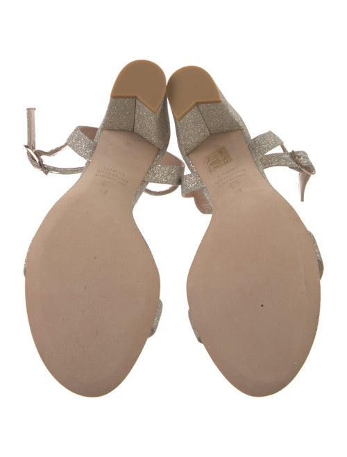 Stuart Weitzman Glitter Accents Sandals