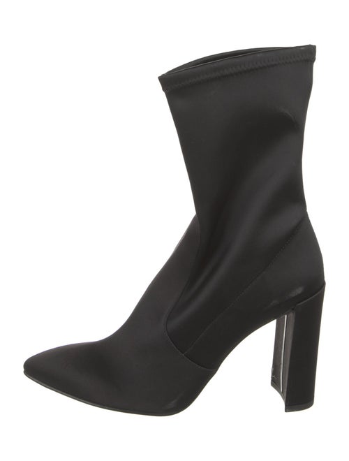 Stuart Weitzman Satin Sock Boots