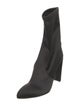 Stuart Weitzman Satin Sock Boots