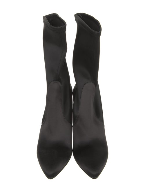Stuart Weitzman Satin Sock Boots