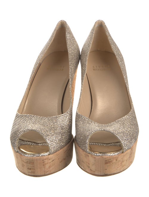 Stuart Weitzman Glitter Pumps