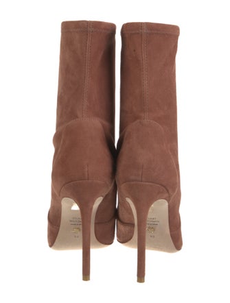 Stuart Weitzman Suede Sock Boots