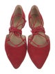 Stuart Weitzman Suede D'Orsay Flats