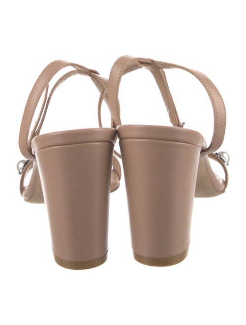 Stuart Weitzman Leather Studded Accents Sandals