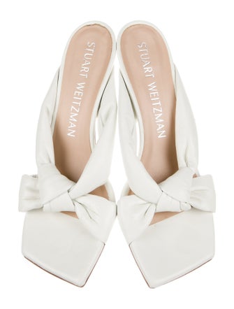 Stuart Weitzman Leather Slides