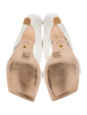 Stuart Weitzman Leather Slides