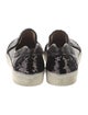 Stuart Weitzman Leather Sequin Embellishments Sneakers