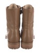 Stuart Weitzman Leather Combat Boots