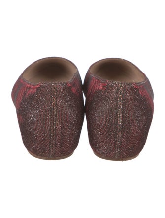 Stuart Weitzman Glitter Accents Flats