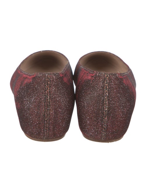 Stuart Weitzman Glitter Accents Flats