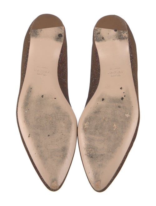 Stuart Weitzman Glitter Accents Flats
