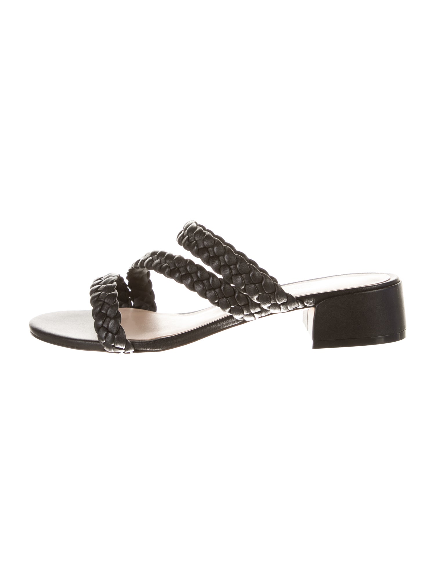 Stuart Weitzman Leather Slides