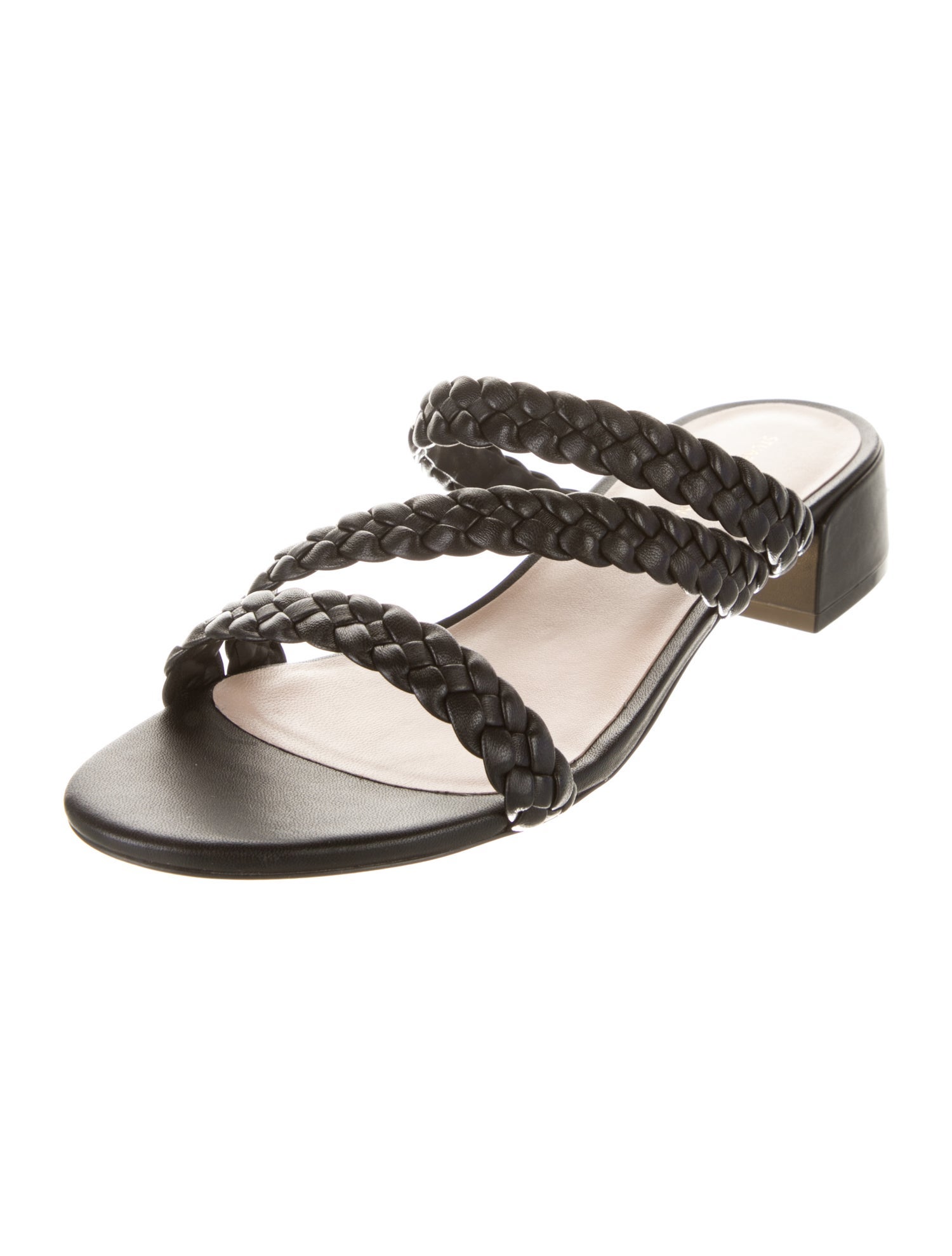 Stuart Weitzman Leather Slides