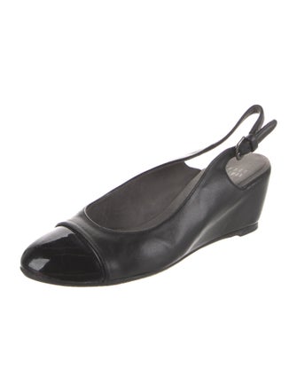 Stuart Weitzman Leather Slingback Sandals