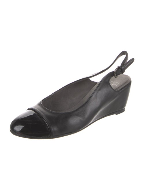 Stuart Weitzman Leather Slingback Sandals