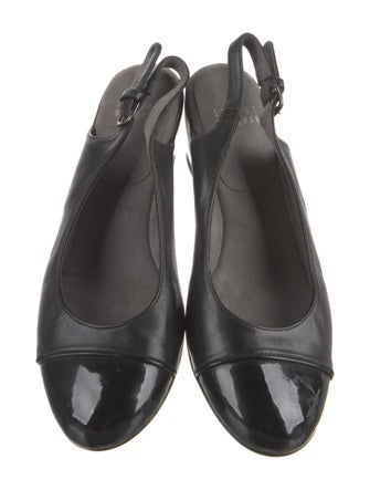 Stuart Weitzman Leather Slingback Sandals