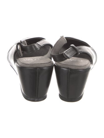 Stuart Weitzman Leather Slingback Sandals