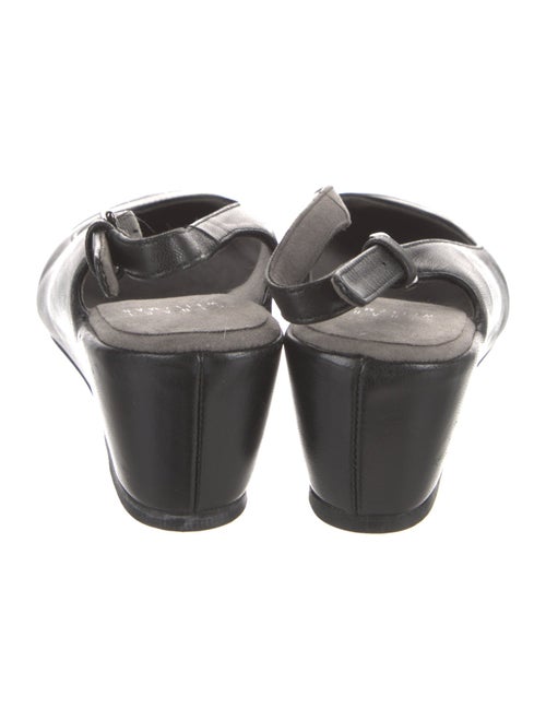 Stuart Weitzman Leather Slingback Sandals