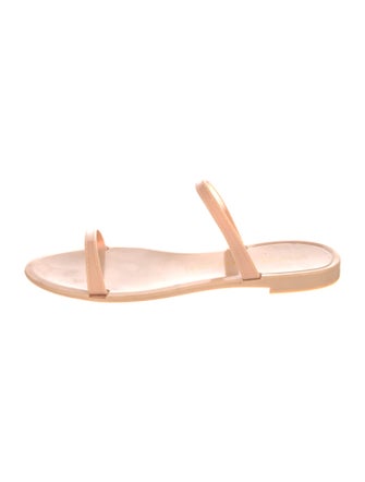 Stuart Weitzman Rubber Slingback Sandals