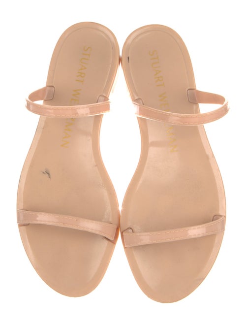 Stuart Weitzman Rubber Slingback Sandals