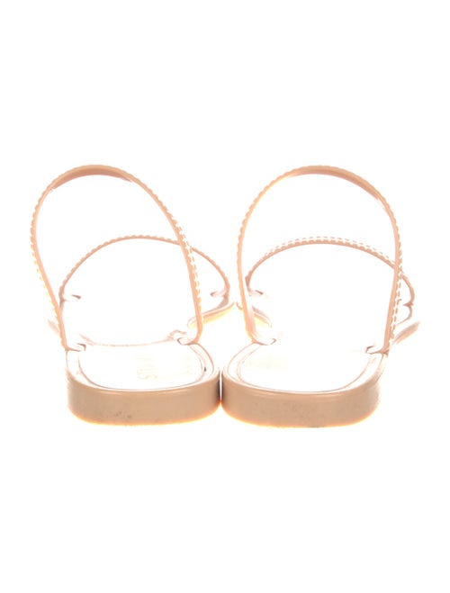 Stuart Weitzman Rubber Slingback Sandals