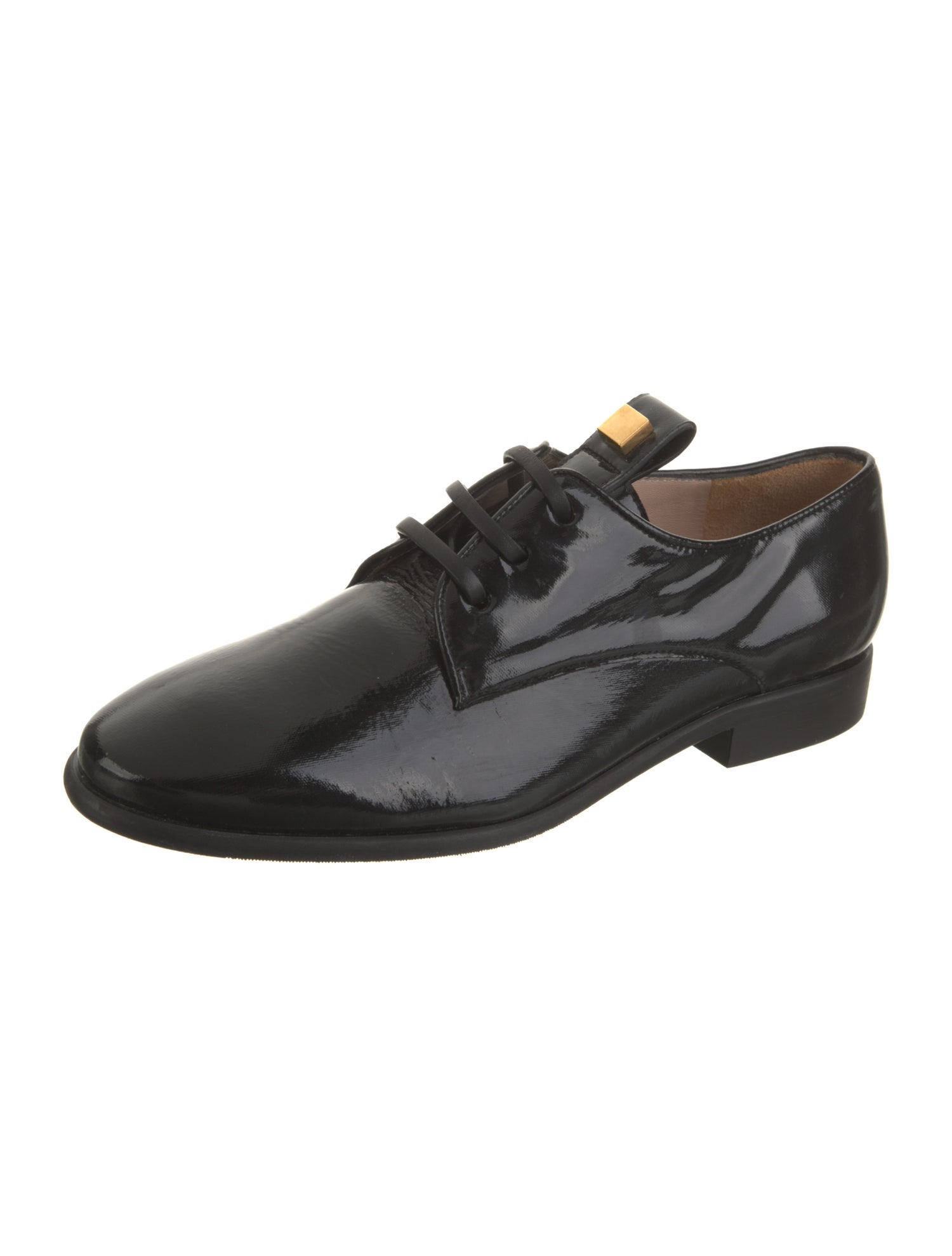 Stuart Weitzman Patent Leather Oxfords