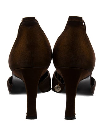 Stuart Weitzman Crystal Embellishments D'Orsay Pumps