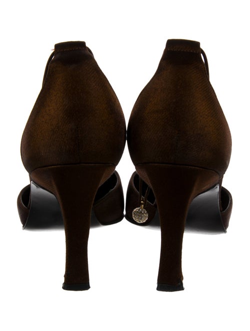 Stuart Weitzman Crystal Embellishments D'Orsay Pumps