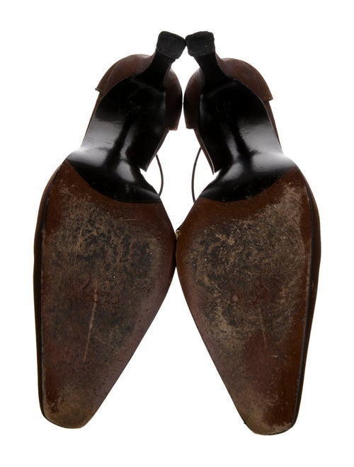 Stuart Weitzman Crystal Embellishments D'Orsay Pumps