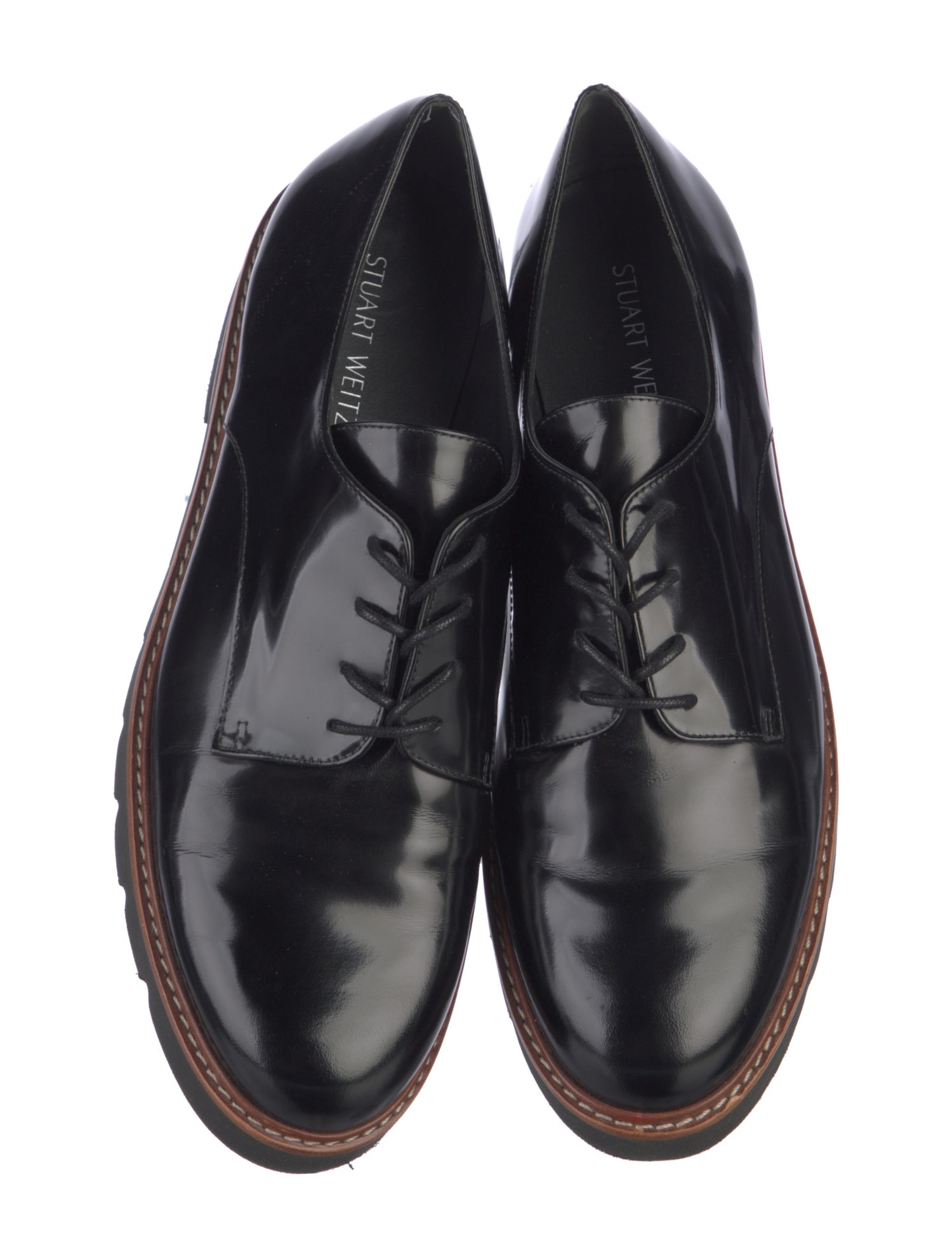 Stuart Weitzman Leather Oxfords