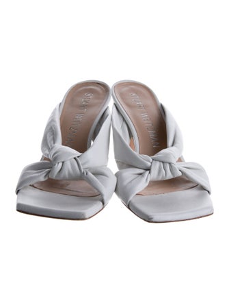 Stuart Weitzman Leather Slides